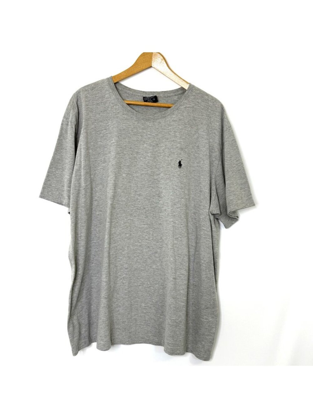 Polo Ralph Lauren Short Sleeve Crew Neck T Shirt Mens XXL 2XL Gray Polo Pony